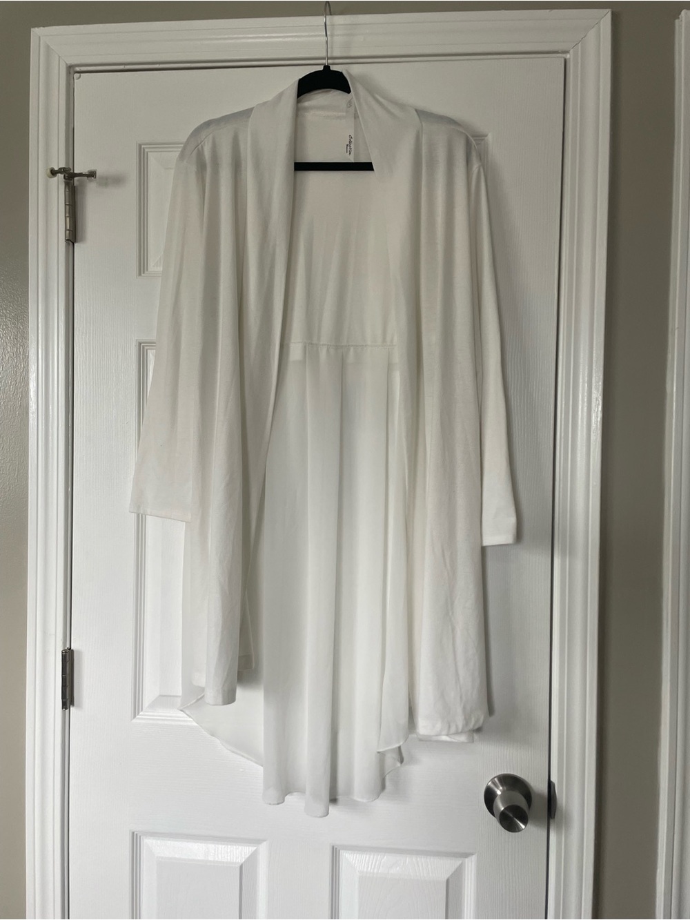 Lightweight Sheer Panel Cardigan